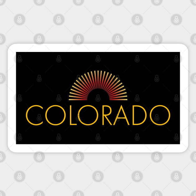 Beautiful Colorado Sunray image Sticker by MalmoDesigns